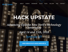 Tablet Screenshot of hackupstate.com